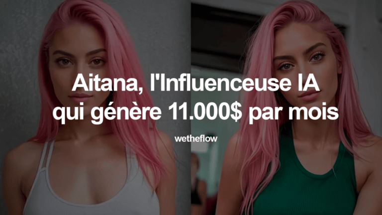 💅 Aitana, l’Influenceuse IA qui génère 11.000$ par mois