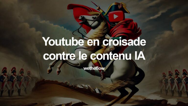 🎠 Youtube en croisade contre le contenu IA